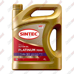 Масло моторное Sintec Platinum 7000 5W-30 SP GF-6A, 4л
